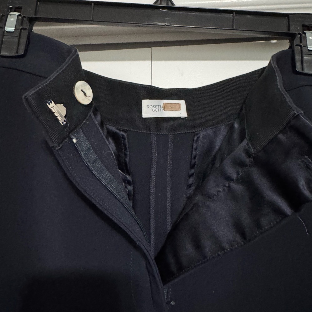 Rosetta Getty Navy Wide-Leg Pants - Picture 3 of 5